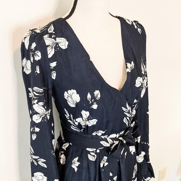 NWT Lucca Hailey Belted Wrap Maxi Dress - Picture 2 of 6